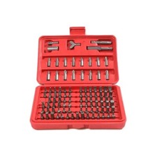 Kit 100 inserti per avvitatore a batteria punte torx taglio stella adattatore