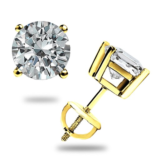Orecchini moissanite gra tondi - gra,