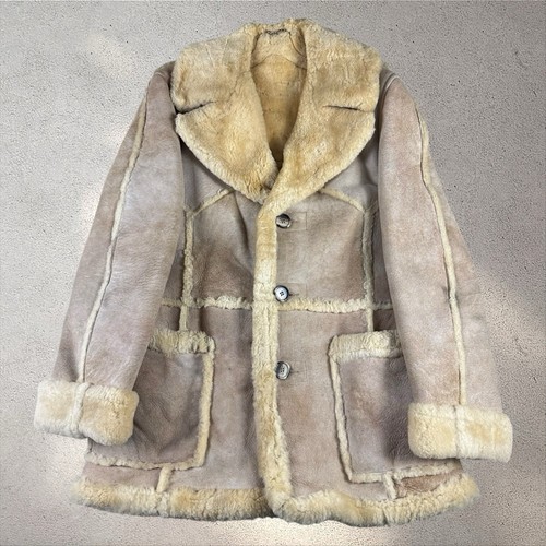Giacca shearling scamosciata