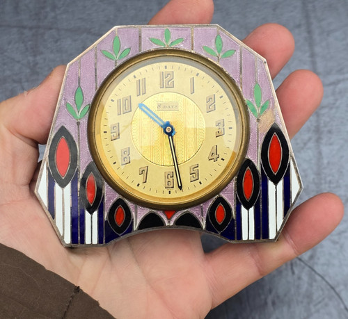 Geneva travel clock - geneva, silver