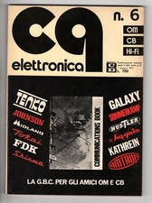 CQ ELETTRONICA - n.6 giugno 1973