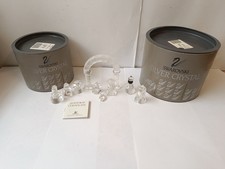 Presepe Sacra Famiglia Cristallo Swarovski Con Scatole