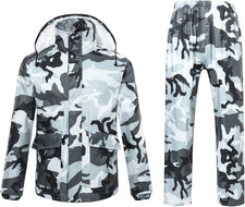 Uomo/Donna Giacca Impermeabile/Pantaloni Tuta Antivento Cappotto/Pantaloni Set M