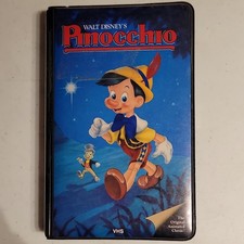 Walt Disney Pinocchio VHS The
