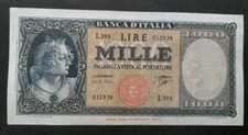1000 LIRE ITALIA ORNATA DI