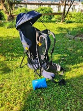Deuter Kid Carrier Plus zaino porta bimbi trekking hiking + telo pioggia