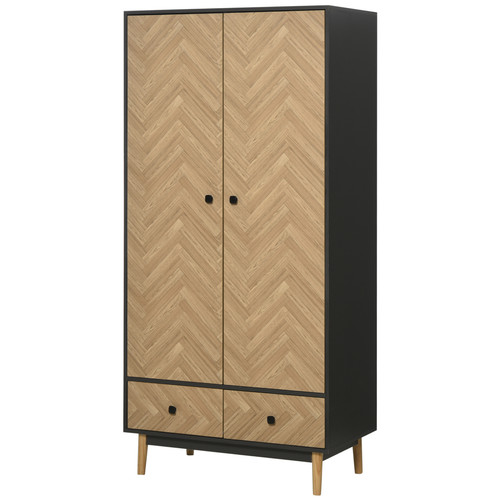 Armadio grigio rovere