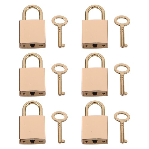 Lucchetto dorato lucido mini - ,