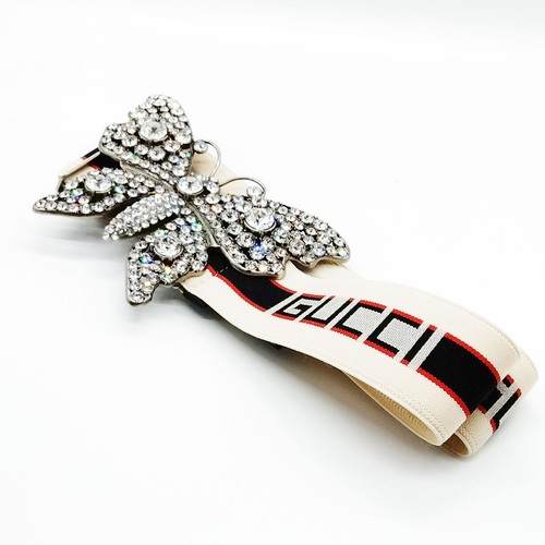 Cintura gucci bianca cotone - cintura,