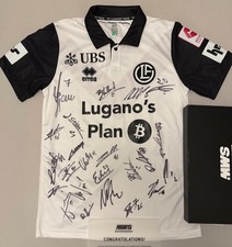 Maglia matchworn lugano - fc,