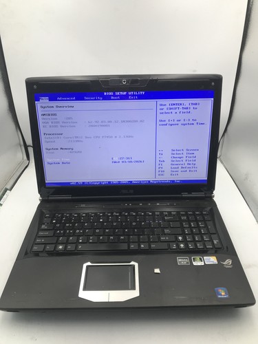 Asus rog g60v boot bios - rog,