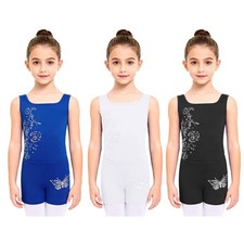 Body ginnastica bambina pattinaggio figura danza vestito pile foderato con pantaloncini