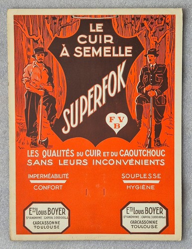 Carton publicitaire cuir - carton, le