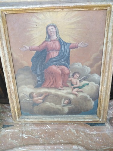 Madonna con putti epoca - madonna,