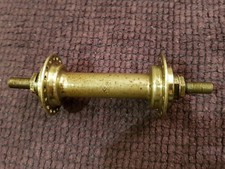 Mozzo Bianchi Touring Anteriore Anni 30 nichelato bici a bacchetta buono