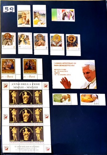 Francobolli vaticano tutto - vaticano, il