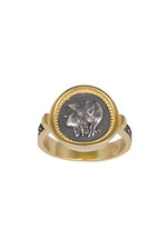 Anello con sigillo Dea Athena