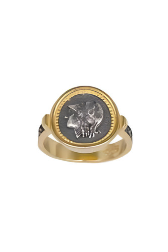 Anello con sigillo dea - anello,