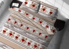 Copritrapunta Sacco Per Trapunta 100% Cotone Disegno Orsetti