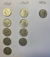 10 Monete Da 1 Lira Del 1948
