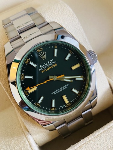 Rolex milgauss 116400gv - rolex,