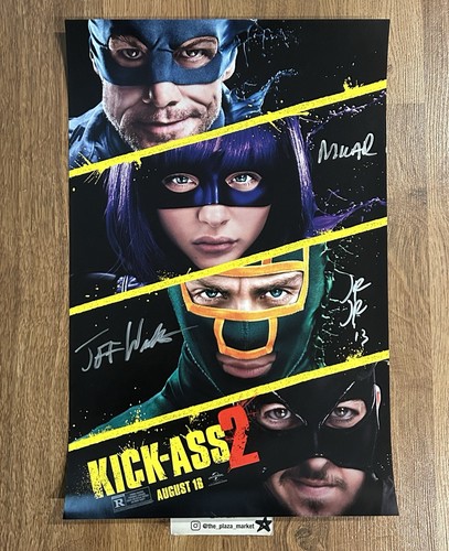 Kick ass cast firmato poster - cast,