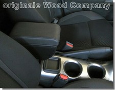 bracciolo NISSAN JUKE 2010-2019 ECOPELLE grigio antracite REGOLABILE-WOODCOMPANY
