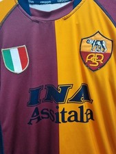 Rara Maglia Vintage AS ROMA Kappa 01/02 Shirt 