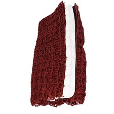 Rete da pallavolo tennis badminton rossa 20" per spiaggia casa esercizio sportivo interno/esterno