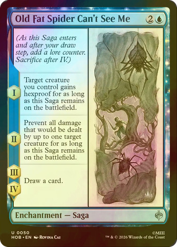 Mtg old fat spider - spider, can't