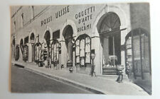 Cartolina Pubblicitaria Oggetti d'arte e religiosi Ricami Tessuti Assisi c1