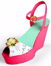 Scatola per scarpe con zeppa Sizzix Bigz Pro #661959 vendita al dettaglio $59,99 di Lindsey Serata, FESTA