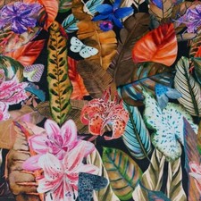 Tessuto Velluto Tabacco Lilly