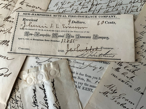 Lotto ephemera inglese - in,