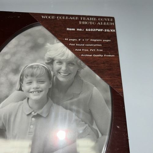 Wood collage frame - wood, photo