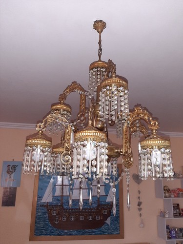 Lampadario art deco - lampadario,