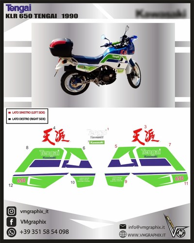 Klr 650 tengai - klr,