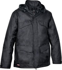 Cofra NUVUK giacca antivento impermeabile imbottita TAGLIA 50 Nero da lavoro
