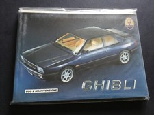 USO E MANUTENZIONE manuale auto Maserati GHIBLI  ottimo!!!