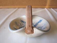 Cestino in terracotta smaltata vintage soprammobile porta oggetti antico