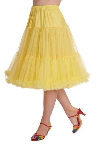 Gonna sottoveste gialla anni