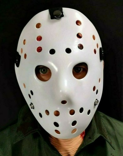 Bianco hockey maschera - bianco,