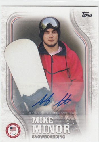 2018 mike minor topps olympics - mike,