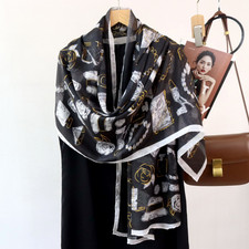 100% silk Shawl Scarf bracelet