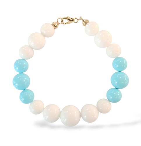 Bracciale con sfere - in, pasta