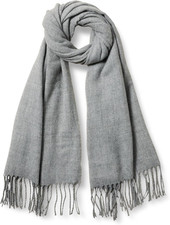 Sciarpa Oversize Con Frange