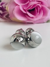 Gemelli Morellato Aurora In Acciaio Con Pietra E Diamantino