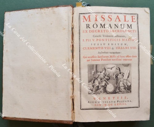 Messale anno 1768 - anno, legatura