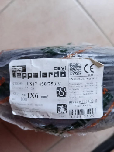 Cavo elettrico unipolare fs17 - unipolare,