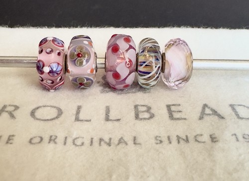 Trollbeads set rosa - trollbeads,